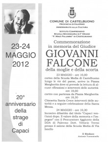 Commemorazione in memoria del Giudice Falcone