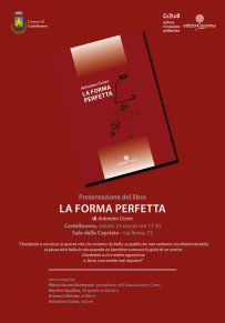 Sabato 23 marzo la presentazione del libro di poesie "La forma perfetta"