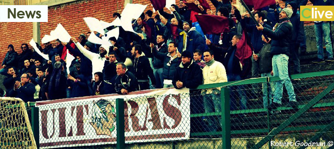 Gli ultras della Polisportiva Castelbuonese