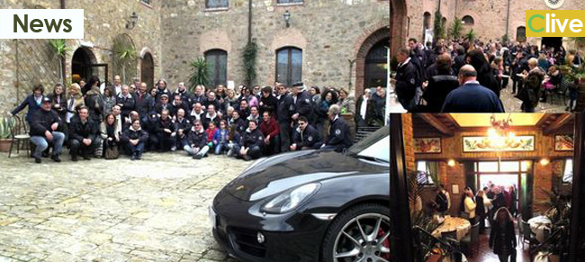 Il Club Porsche Sicilia per festeggiare il 25° anniversario sceglie Castelbuono e l'Abbazia Santa Anastasia