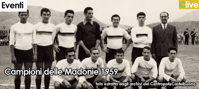 Presentazione del libro "Torneo delle Madonie: un calcio d’altri tempi 1950-1983". La Castelbuonese nell'albo d'oro del 1958 e del 1959 Presentazione del libro "Torneo delle Madonie: un calcio d’altri tempi 1950-1983". La Castelbuonese nell'albo d'oro del 1958 e del 1959