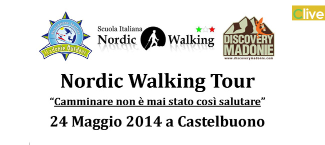 Nordic Walking Tour: il 24 maggio a Castelbuono