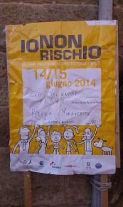 Anche oggi la campagna “Io non rischio” per la sensibilizzazione sul rischio sismico