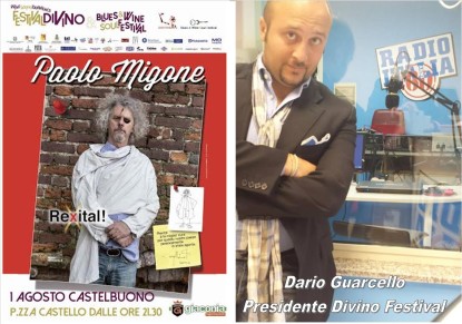 Il comico PAOLO MIGONE l'1 agosto a Castelbuono. RADIO ITALIA ANNI 60 (ME) sarà la radio ufficiale del FESTIVAL