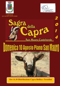 Il 10 agosto la sagra della capra bollita a San Mauro Castelverde