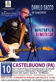Castelbuono: Danilo Sacco presenta il suo nuovo album “minoranza rumorosa”