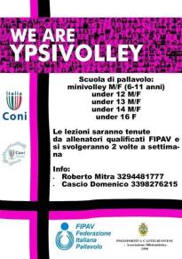 WE ARE YPSIVOLLEY: al via la scuola di pallavolo per i giovani da 6 a 16 anni