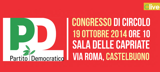 Il 19 ottobre i lavori del congresso del Circolo di Castelbuono del Partito Democratico