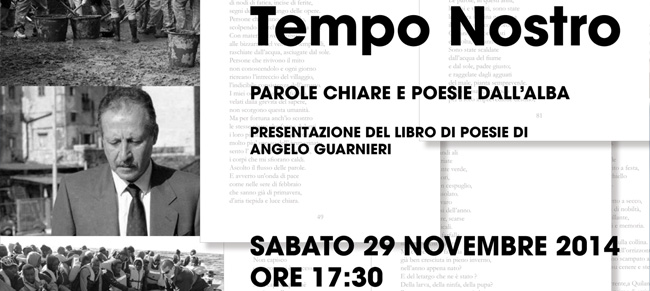 Il Club Unesco Castelbuono – Madonie in collaborazione con la Biblioteca Comunale di Castelbuono presenta il libro di poesie "Tempo nostro" di Angelo Guarnieri