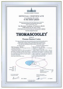 ASTEROIDE THOMASCOOLEY
